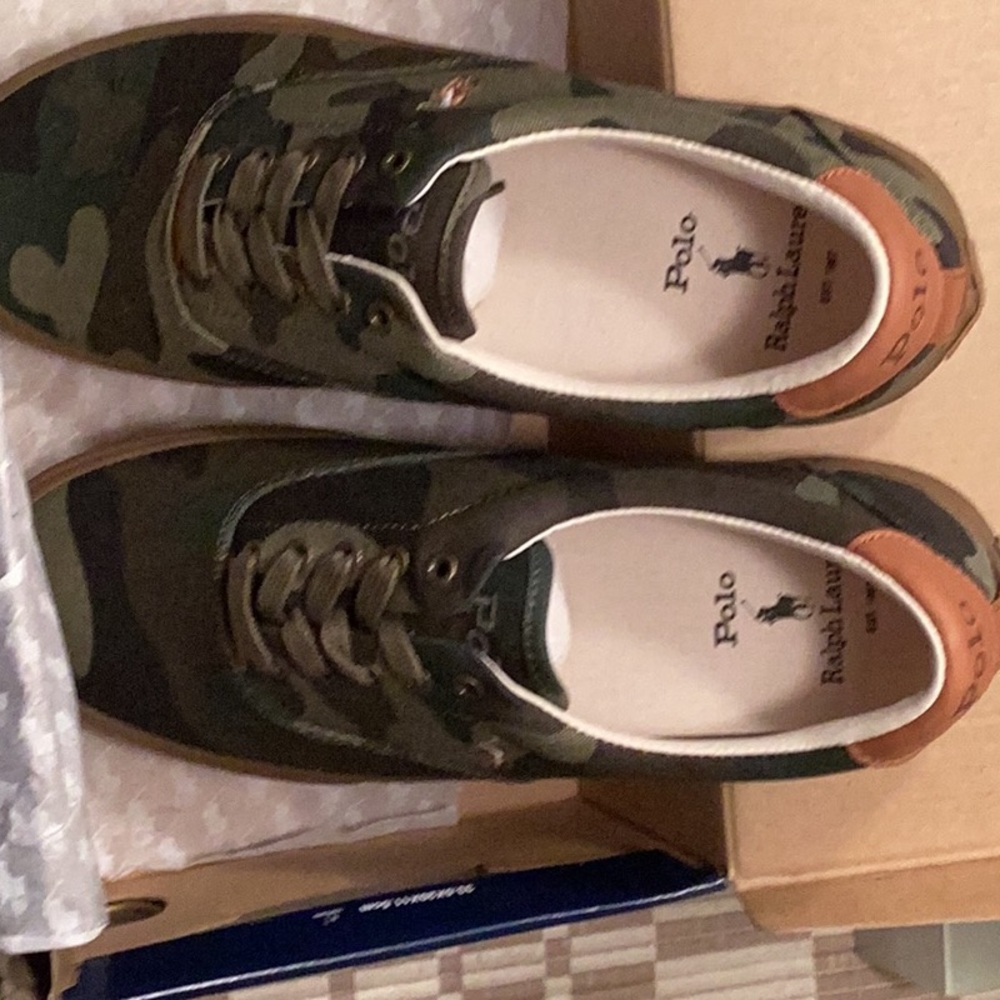 Polo Ralph Lauren Camo Tennis shoes
